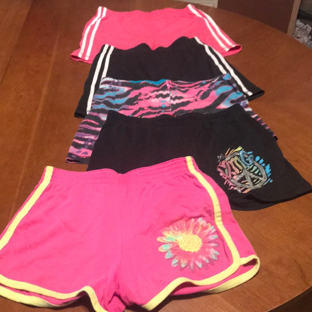 Faded Glory Girls Shorts 5 Pairs